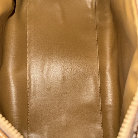 Celine Vintage Beige Macadam Canvas Duffel Duffle Boston Bag - Picture 7 of 9